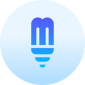 logo d'une ampoule pour la partie électricité